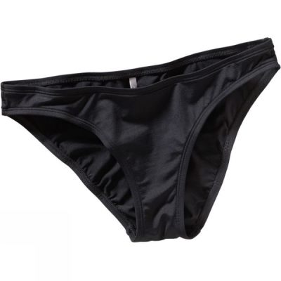 Bikini Tanga Patagonia Solid Sunamee Mujer Negras - Chile WDY619032